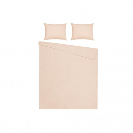 Liivakarva triibuline satiinist voodipesukomplekt 160X200