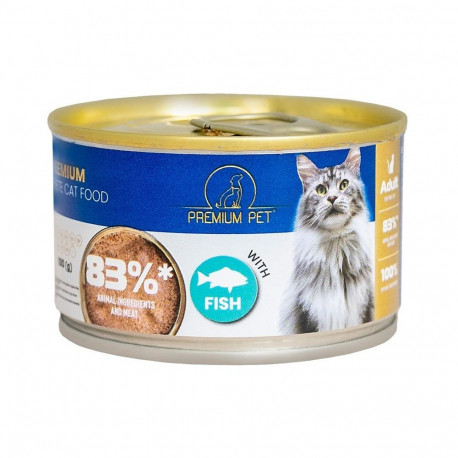 WET CAT FOOD WITH FISH 100GR