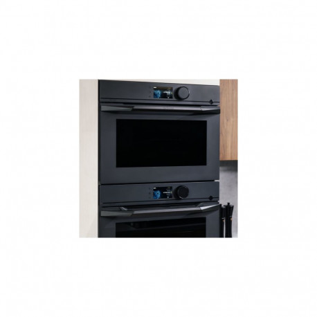 De Dietrich matte black set with SmartControl oven DOP4756MB and microwave DKC4756MB
