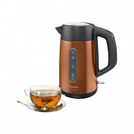 Bosch | Kettle | TWK4P439 | Electric | 2400 W | 1.7 L | Stainless steel | 360° rotational base | Cop
