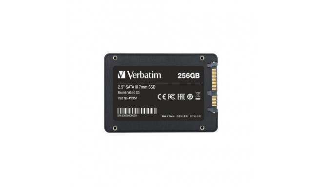 SSD Internal 256GB 2,5inch. VI550 S3