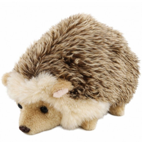 Pehme plüüsist kaisuloom siil, pruun, 16cm