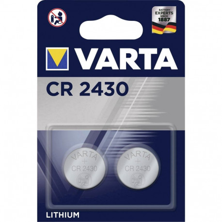 2x Varta CR2430 3V liitiumpatareid