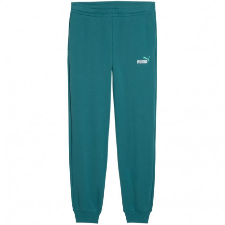 Spodnie dla dzieci Puma ESS 2 Color No.1 Logo zielone 693892 41 140cm