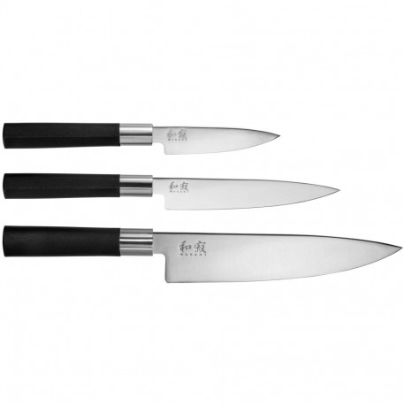 KAI Wasabi Black knife-set 67S-300