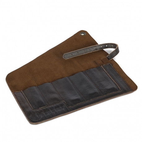 PETROMAX Leather camping cutlery bag