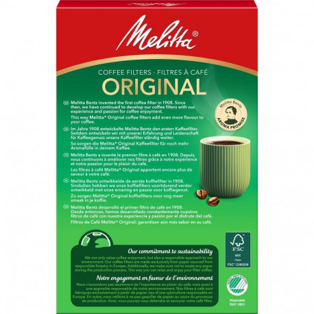 MELITTA Original kavos filtrai, 1X4, 80 vnt.