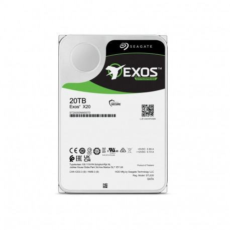Exos X20 20 TB (SATA 6 Gb/s, 3,5")