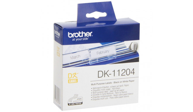 Brother etiketid Multifunctional DK-11204