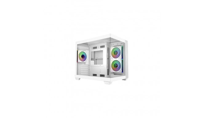 Cooler Master Elite 481 Wood Mini Tower White