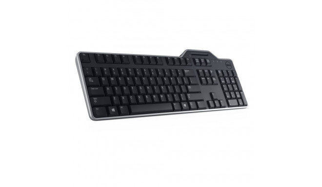 Dell Russian (QWERTY) Dell KB-813 Smartcard Reader USB Keyboard Black