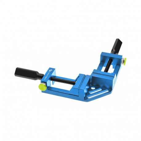 Hogert HT3B960 angle clamp, 75mm, 65mm, aluminium body, quick clamping