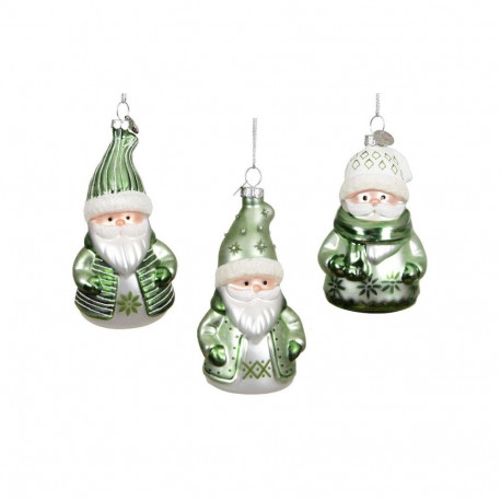 Klaasist jõuluvana ehe 11cm