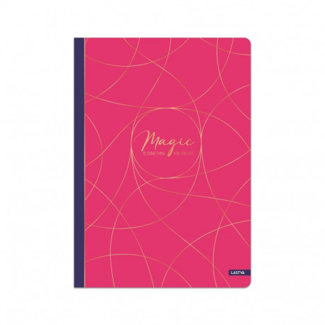 Kõvade kaantega ruuduline märkmik A4 Magic