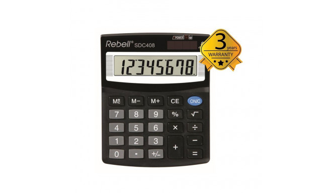 REBELL DESKTOP CALCULATOR SDC408
