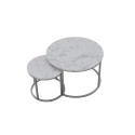 TABLE COFFEE PAOLA WHITE 60X40CM