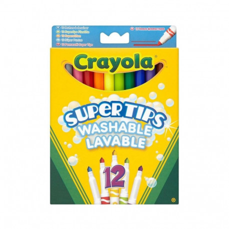 FELT PENS CRAYOLA WASHABLE 7509 12PCS