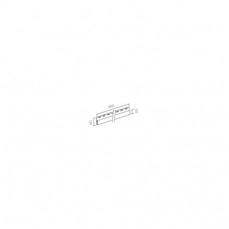 SV-14 FINISHING TRIM WHITE 3,05M