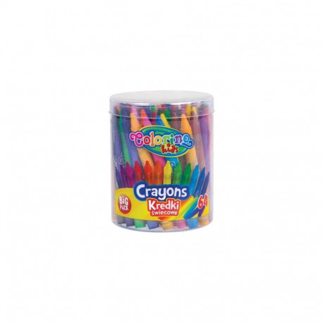 WAX CRAYONS 64 PCS COLORINO 33008PTR