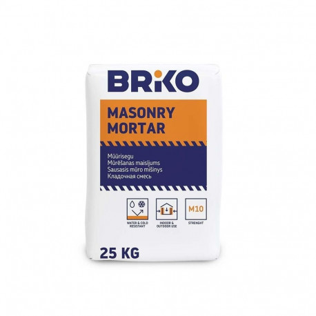 MASONRY CEMENT DRY MIX BRIKO 25KG (42)