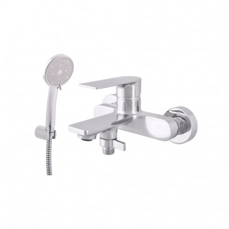 BATH MIXER SHORT SPOUT NIL CHROME