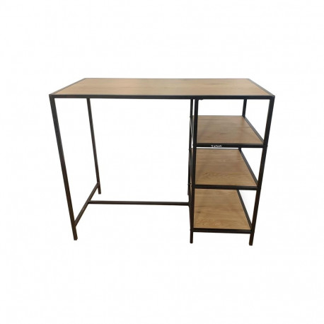 BAR TABLE GABE WOOD/BLACK 100X120X60CM