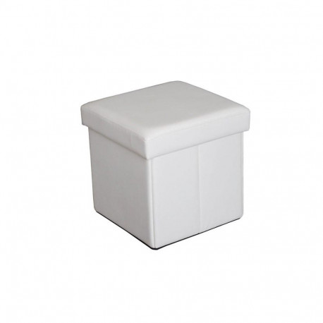 OTTOMAN XYF1368B WHITE ARTICIAL LEATHER
