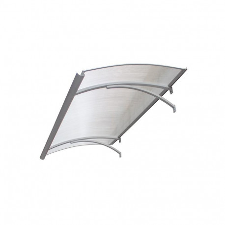 Varikatus 1600x900 PC kihtplastik 3.8mm läbipaistev