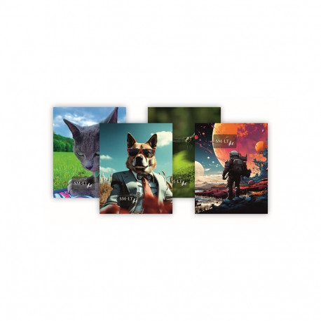 Värviline A5 märkmiku mapp