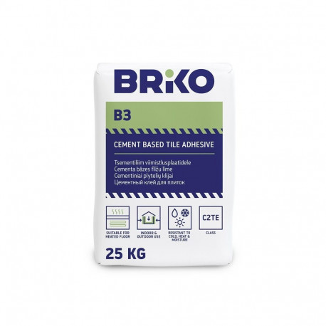 Briko B3 Plus plaadiliim 25kg(42)