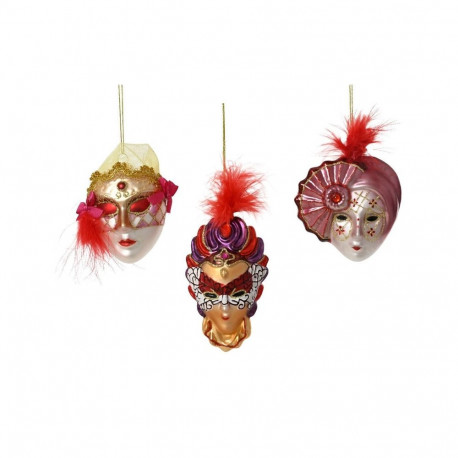 Klaasist mask-ornament 10 cm