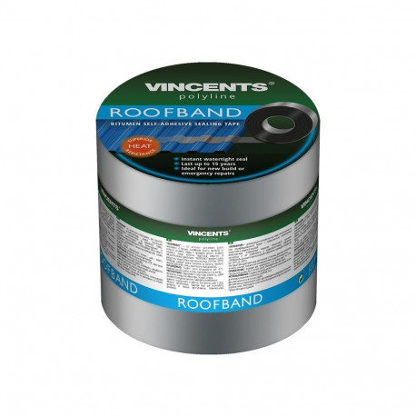 ROOFBAND 10CMX3M GREY