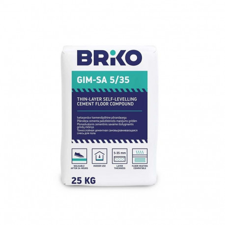 FLOOR SELF LEVELING BRIKO 5/35 25KG