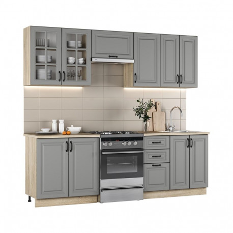 KITCHEN UNIT ELIZABETH240 OAK/GREY 2.4