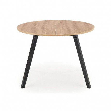 TABLE RUBEN.OAK/BLACK.102-142X102X73.6