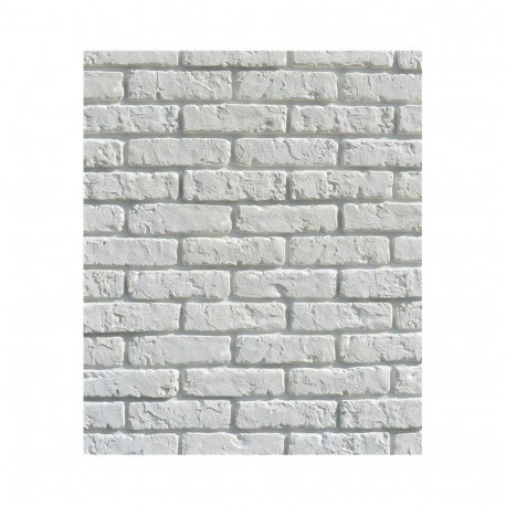DEKORATYVINIS AKMUO RETRO BRICK WHITE
