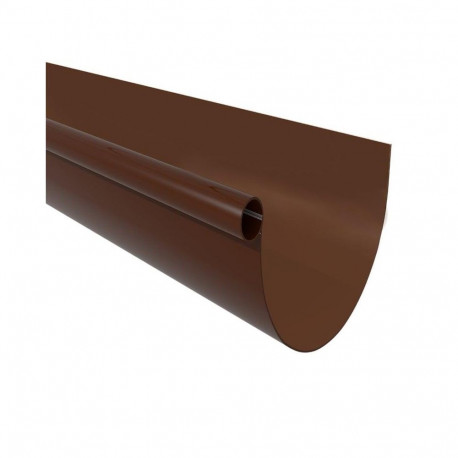 GUTTER D80 2M BROWN