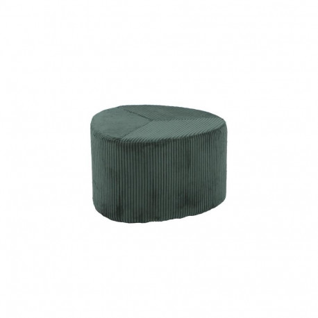 POUF ELIA M DARK GREEN 56X31X35CM