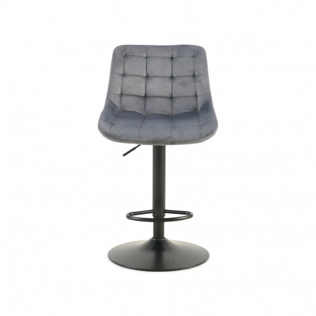 BAR CHAIR AINEKI GRAY VELVET