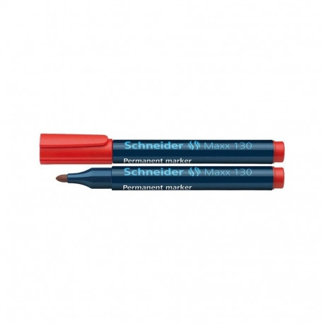 MARKER PERMANENT 130 RED 1-3MM S130/2