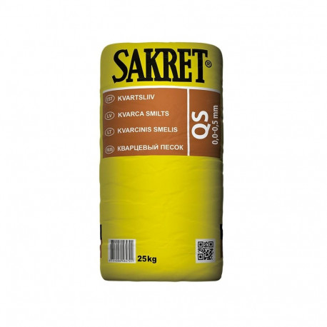 Kvartsliiv 25kg 0-0.5mm