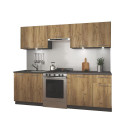 KITCHEN SET 2.4M ANTRACITE/OAK