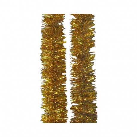 TINSEL GARLAND SY17MT-100 GOLD 8CM 2M