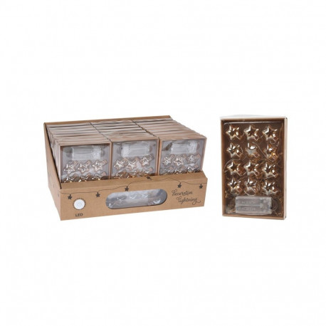 LED tähtedega valguskett 12PCS 120CM 2XAA