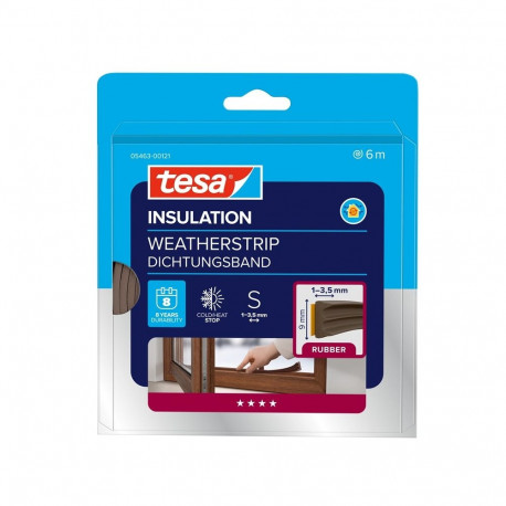 E-profiil tihend EPDM pruun 9x3.5mm 6m