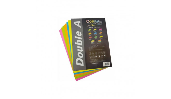 Double A Rainbow paber 100 lehte