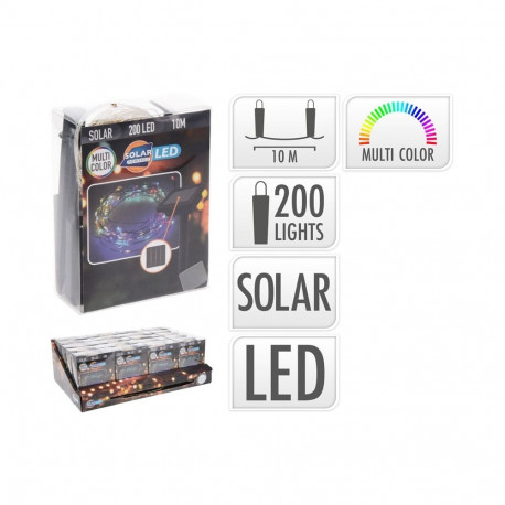 LED GARLAND WIRE VAR COLORS 200L 2M 1XAA