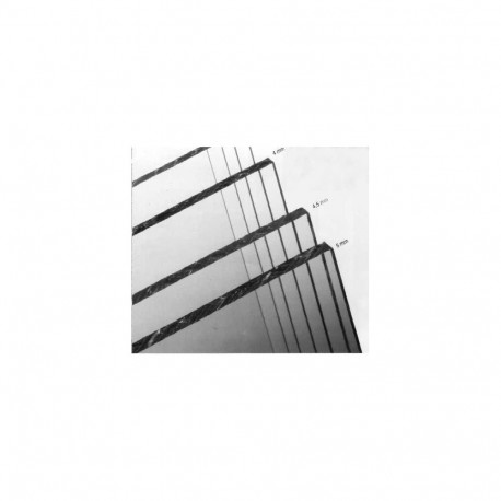 PLASTIC GLASS ORGANIC 4X500X1000MM GPPS