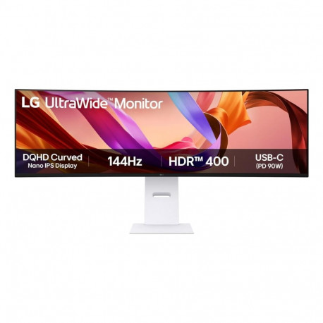 LG LCD MonitorLG49 "5120 x 1440 pixelsDual QHDNative aspect ratio 32:9LEDCurved49U950A-W