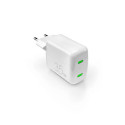 Vooluadapter Puro GaN 35W 2xUSB-C, White